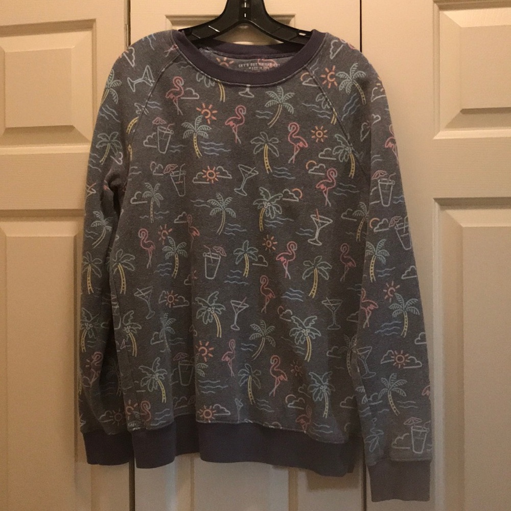 Chubbies Sweater Navy with Neon (small)